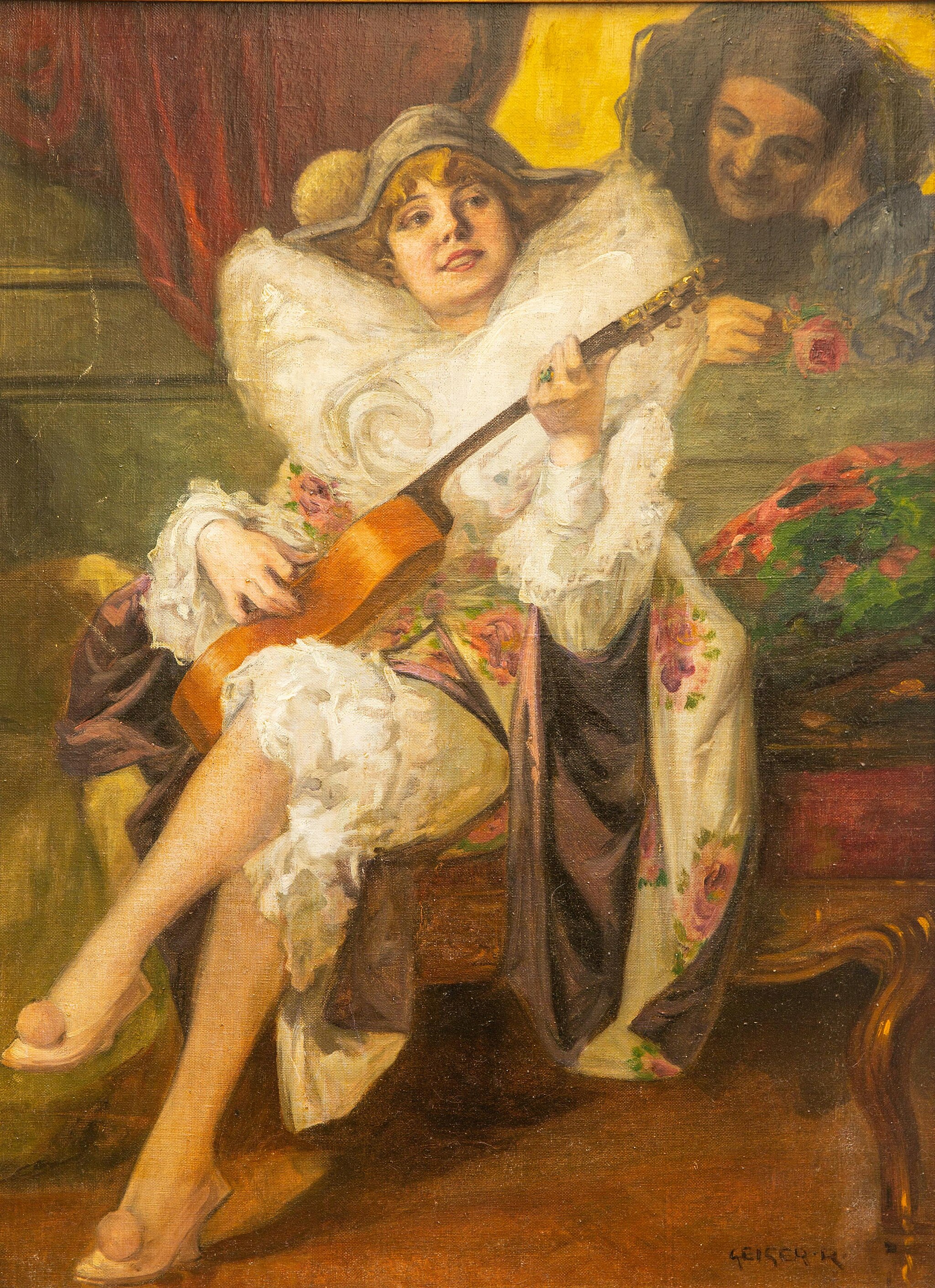 Columbine and Pierrot